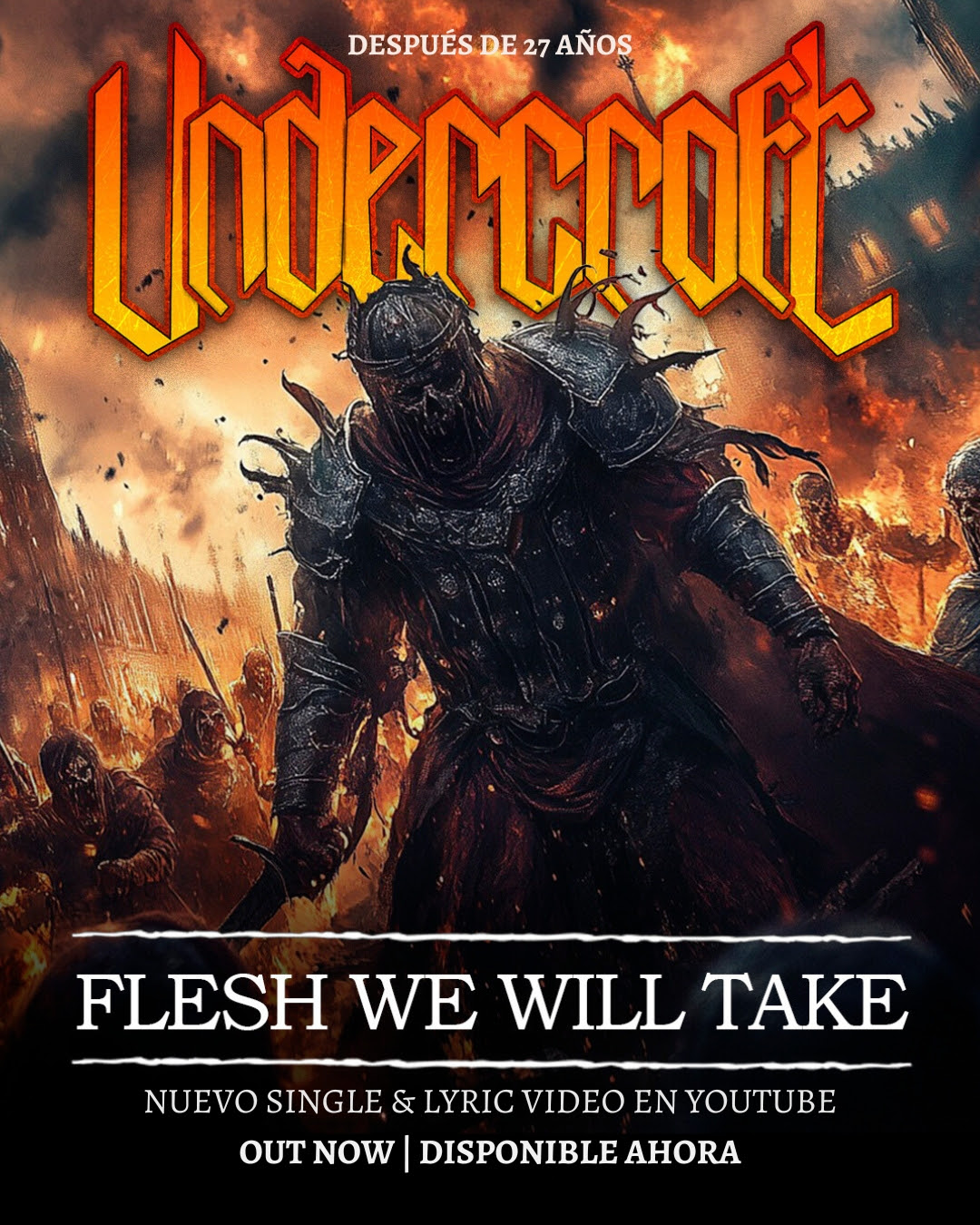 Undercroft estrena el lyric video de 'Flesh We Will Take'